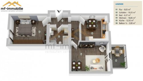 Mariental Immobilienportal Erdgeschoss...Wohnen im Denkmal 2 Zimmer Küche Bad Balkon 69 m2 Wohnung mieten