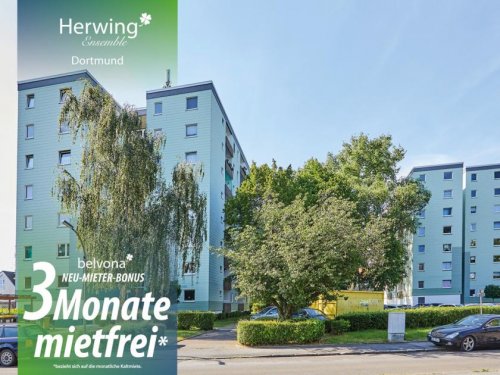 Dortmund Immobilienportal 3 Monate mietfrei: Frisch sanierte 3 Zimmer-Ahorn-Luxuswohnung im „Herwing Ensemble“ Wohnung mieten
