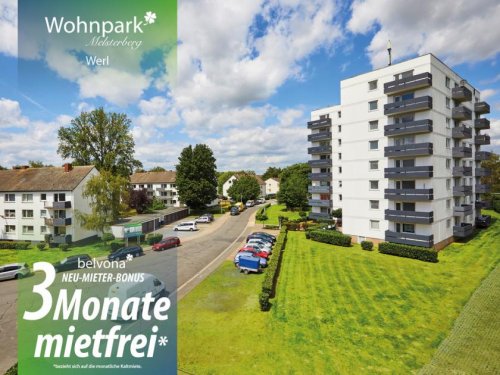 Werl Mietwohnungen 3 Monate mietfrei: Frisch sanierte 3 Zimmer-Ahorn-Luxuswohnung im „Wohnpark Meisterberg!“ Wohnung mieten
