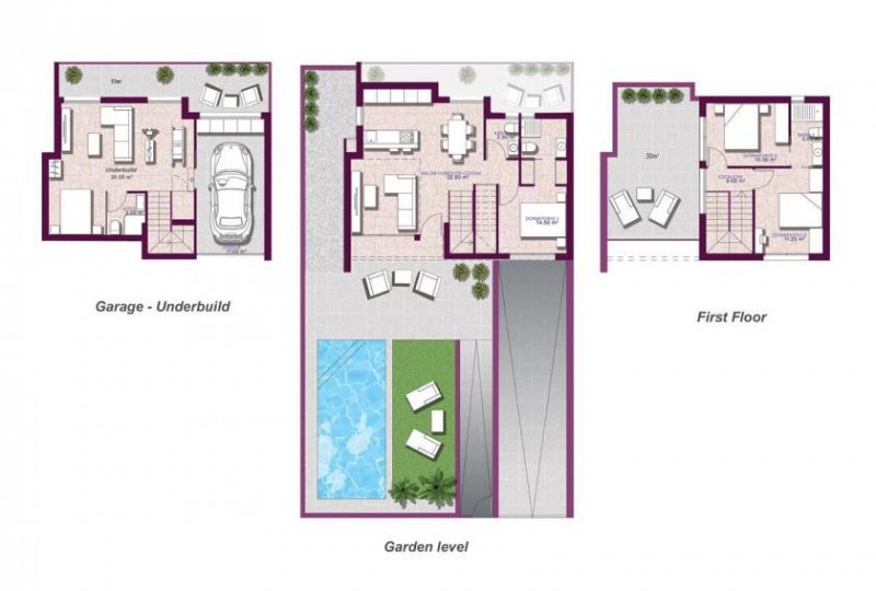 Nähe Alicante Freistehende Villen, gebaut nach Ihren Vorstellungen Haus kaufen