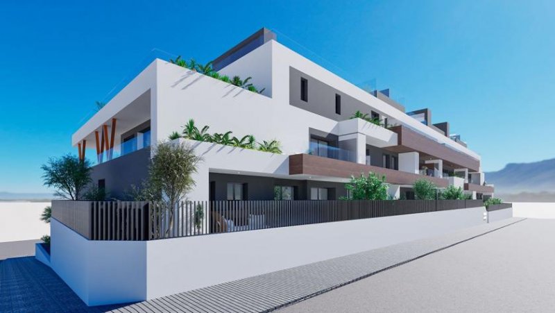 Benijófar Moderne Penthouse-Wohnungen mit 3 Schlafzimmern, 2 Bädern, Dachterrasse, Privatpool und Einbauküchen mit Elektrogeräten