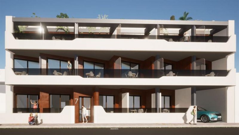 Torrevieja Appartements mit 1 Schlafzimmer, 1 Bad und Gemeinschaftspool nur ca. 250 m vom Strand Wohnung kaufen