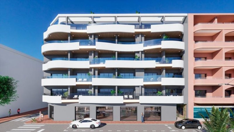 Torrevieja Appartements mit 2 Schlafzimmern, 2 Bädern und Gemeinschaftspool nur ca. 250 m vom Strand von Los Locos Wohnung kaufen