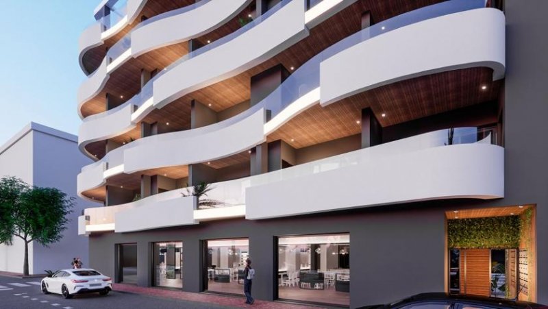 Torrevieja Appartements mit 2 Schlafzimmern, 2 Bädern und Gemeinschaftspool nur ca. 250 m vom Strand von Los Locos Wohnung kaufen