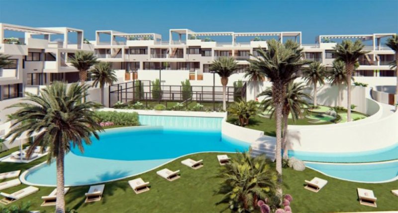 Torrevieja Erdgeschoss-Wohnungen mit 2 Schlafzimmern, 2 Bädern, 2 Terrassen, optionalem Tiefgaragenstellplatz und Gemeinschaftspool kaufen