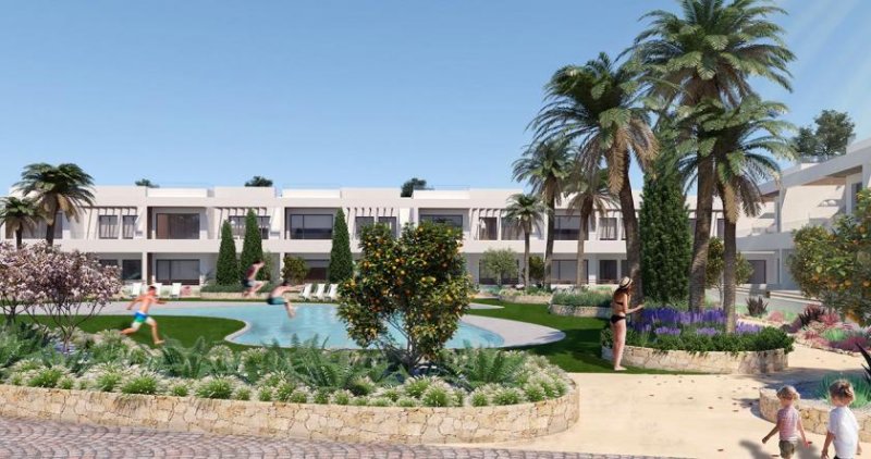 Torrevieja Moderne Erdgeschoss-Wohnungen mit 3 Schlafzimmern, 2 Bädern, Klimaanlage, Alarmanlage und Gemeinschaftspool nur 250 m vom Meer