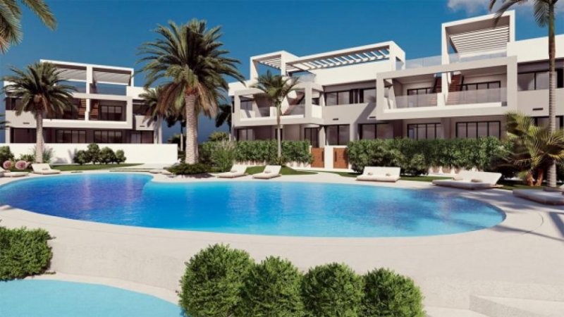 Torrevieja Obergeschoss-Wohnungen mit 2 Schlafzimmern, 2 Bädern, Dachterrasse, optionalem Tiefgaragenstellplatz und Gemeinschaftspool