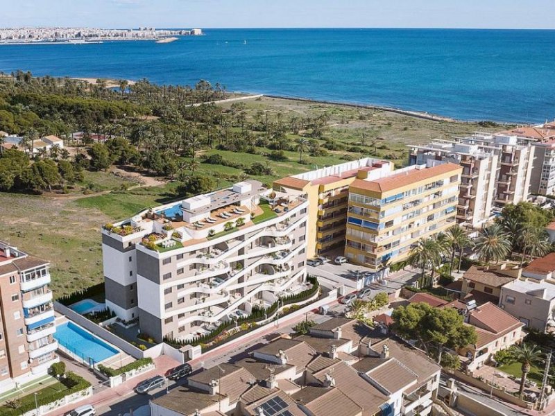 Orihuela Costa Neubau-Luxus-Penthouse mit Terrasse und zusätzlicher Gemeinschafts-Pool-Dachterrasse Wohnung kaufen