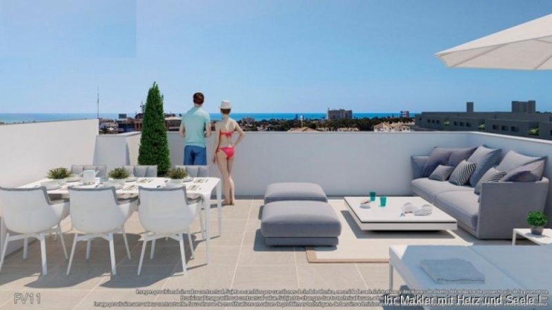 Orihuela / Playa Flamenca ***Penthouse-Wohnungen mit 2 Schlafzimmern in wunderschöner Anlage mit Gemeinschaftspools und Whirlpools nur 800 m vom Wohnung