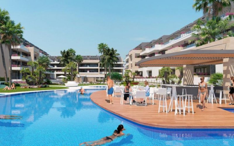 Playa Flamenca Appartements mit 2 Schlafzimmern in wunderschöner Anlage mit Gemeinschaftspools und Whirlpools nur 800 m vom Strand Wohnung