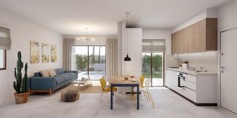 Villamartin Doppelhaushälten in mediterranem Design mit 2 Schlafzimmern, 2 Bädern, Alarmanlage, Kfz-Stellplatz und Gemeinschaftspool Haus