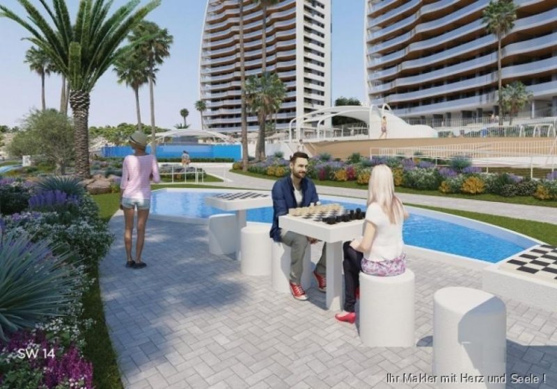 Benidorm ***Exklusive Wohnungen mit 2 Schlafzimmern und Meerblick nur 200 m vom Strand*** Wohnung kaufen