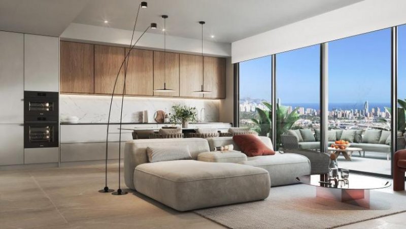 Finestrat Appartement in Finestrat mit 141 m², 2 Schlafzimmern, Terrasse, Klimaanlage und Gemeinschaftspool. Wohnung kaufen