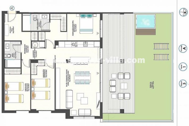 Finestrat Herrliches Luxus-Resort: Neubau-Terrassen-Apartments mit Blick Wohnung kaufen