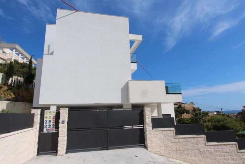 El Campello Moderne Neubau Villa in Coveta Fuma mit traumhaftem Blick auf die Küste und das Mee Haus kaufen