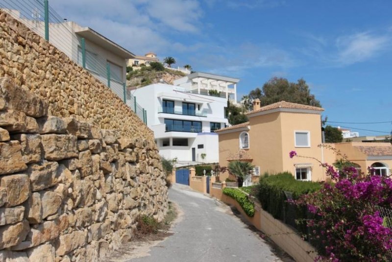 El Campello Moderne Neubau Villa in Coveta Fuma mit traumhaftem Blick auf die Küste und das Mee Haus kaufen