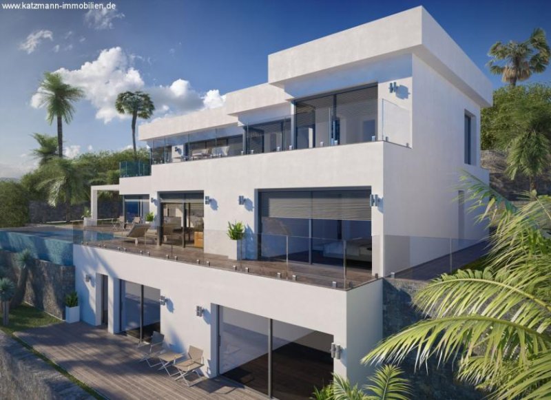 Altea Spanien, Costa Blanca, Villa ERICA, Freistehende Luxusvilla mit Meeresblick und Infinity-Pool zu verkaufen (Neubau) Haus kaufen