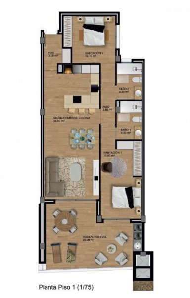 Monforte del Cid Großzügige Neubau-Apartments nahe Golfanlage und Naturschutzpark Wohnung kaufen