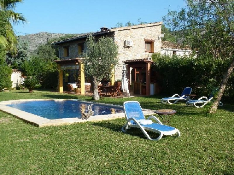 Denia Romantische Naturstein-Finca in allerbester Sonnenlage Albardanera Haus kaufen