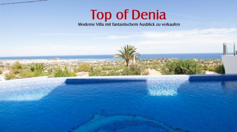 Denia Schöne Villa mit 3 Schlafzimmern, 3 Badezimmern in sonniger und ruhiger Lage am Montgo mit herrlichem Meerblick, einem großen