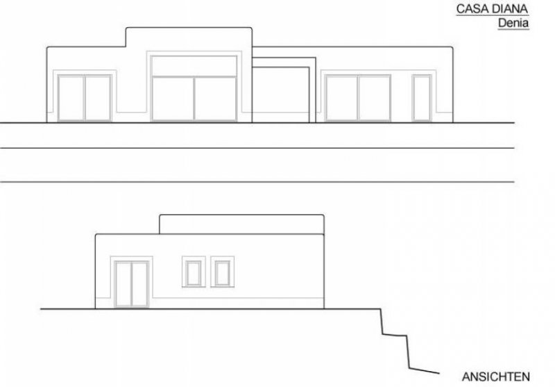 Denia Spanien, Costa Blanca: Casa Diana, Freistehendes Einfamilienhaus mit Pool (Neubau-direkt vom Architekten) Haus kaufen