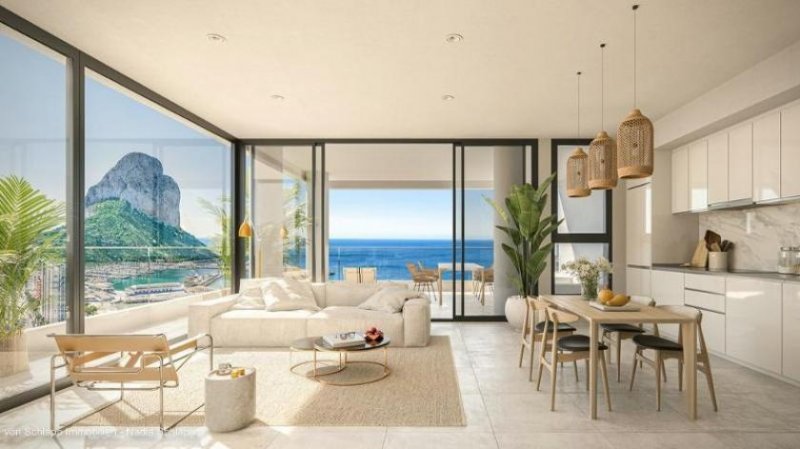 Calpe Calpe - Urlaubsflair das ganze Jahr! Zentrales Wohnen in exklusiver 4-Zimmer Wohnung mit Merrrblick Wohnung kaufen