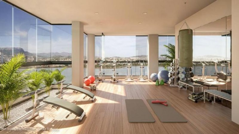 Calpe Erleben Sie luxuriöses Wohnen in Calpe: Neubau Appartment - 1 SZ mit Meerblick und Einbauküche Wohnung kaufen