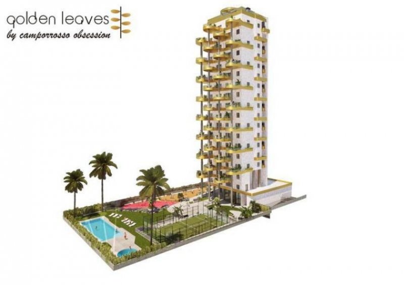 Calpe Luxuriöses 154 m² Appartement mit Panoramablick 14. Stock, in Calpe in der Nähe von Arenal Strand Wohnung kaufen