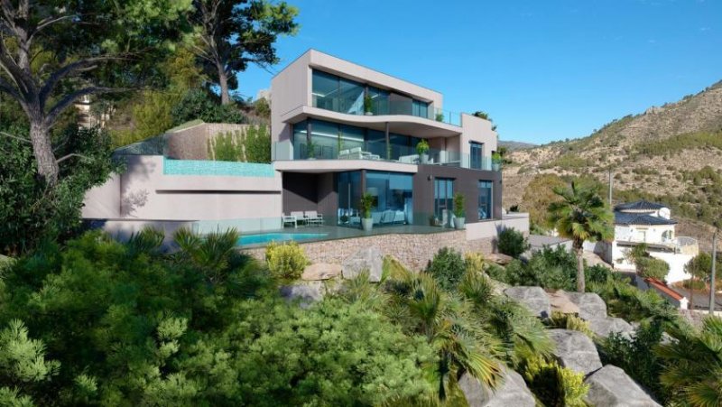 Calp Erstbezug in Calpe / Costa Blanca: Luxus-Villa mit herrlichem Panorama-Meerblick Haus kaufen