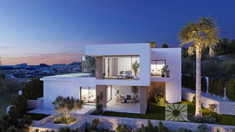 Alicante Villa Aqua Modernen Luxe Woning zum verkauf Wohnanlage Magnolias Sunrise Cumbre del Sol Haus kaufen