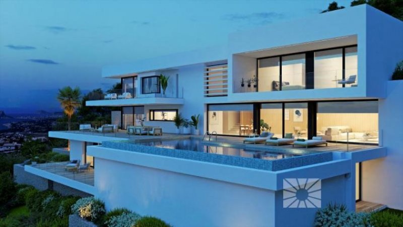 Alicante Villa Marblau - moderne Luxusvilla im Verkauf in der Wohnanlage Jazmines in Cumbre del Sol Haus kaufen