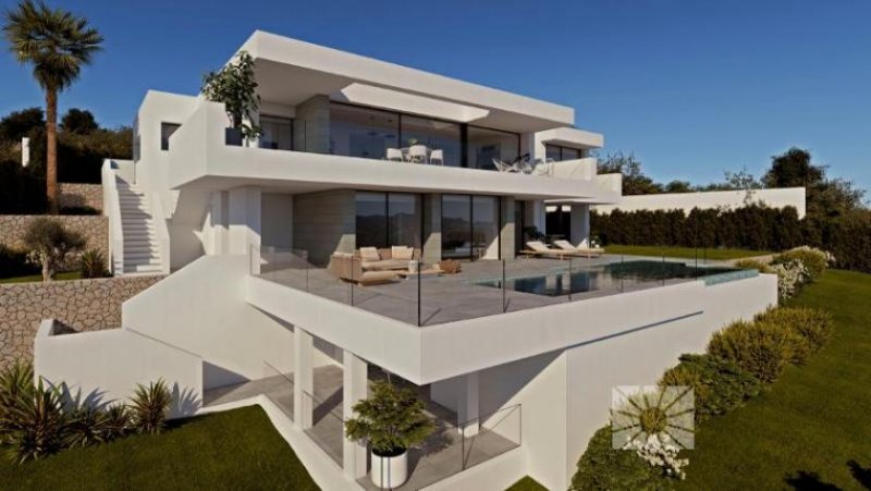 Alicante Villa Marina - moderne Luxusvilla im Verkauf in der Wohnanlage Jazmines in Cumbre del Sol Haus kaufen