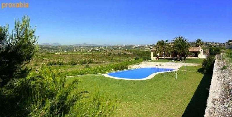 Benitachell Campo PROVISIONSFREI !!! Moraira / Benitachell - 458qm Villa im Finca Stil, 4 Schlafzimmer, Schwimmbecken, 16.738qm Grundstück Haus