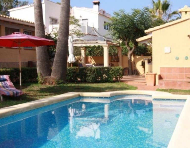 Javea Xabia 202qm Villa, freistehend, 3 Schlafzimmer, 3 Bäder, Pool, Heizung, Klima, flacher 814qm Grund zu verkaufen Haus kaufen