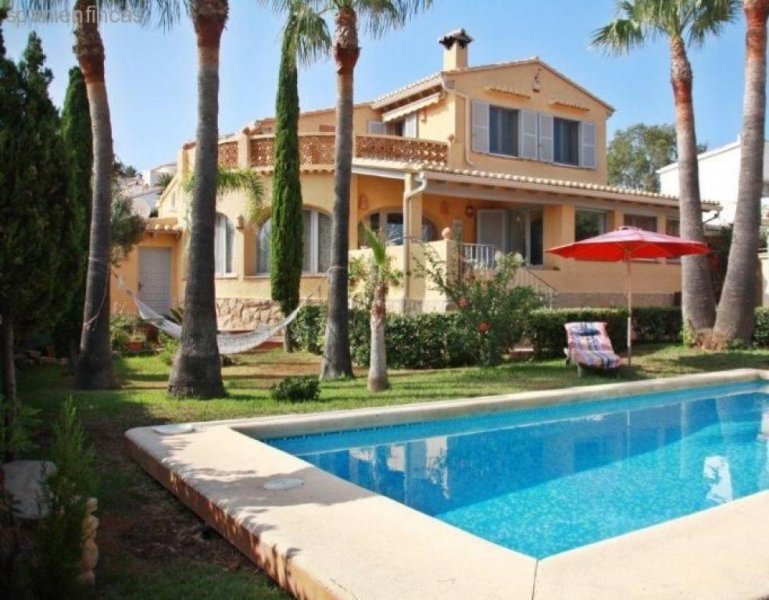 Javea Xabia 202qm Villa, freistehend, 3 Schlafzimmer, 3 Bäder, Pool, Heizung, Klima, flacher 814qm Grund zu verkaufen Haus kaufen