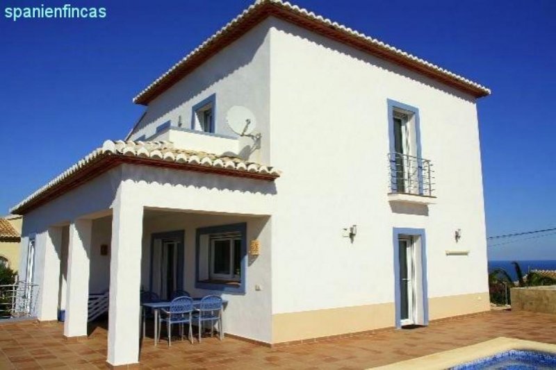 Javea Xabia Villa mit Meerblick 165qm, 4 Schlafzimmer, Klimaanlage, Fussbodenheizung, sep. Studio, Schwimmbecken Haus kaufen