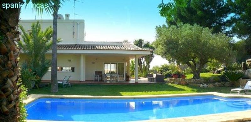 Jávea Montgó PROVISIONSFREI !!! moderne 353 qm Villa, 4 Schlafzimmer, 3 Badezimmer, Gartenteich, Schwimmbecken, 2.272 qm Grundstück, Haus