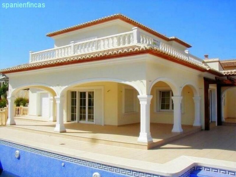 Jávea Xabia Golf Course NEUBAU, Villa Finca in Golfplatznähe, 340 qm, 4 Schlafzimmer, HZ, Schwimmbecken, 1.140 qm Grundstück Haus kaufen