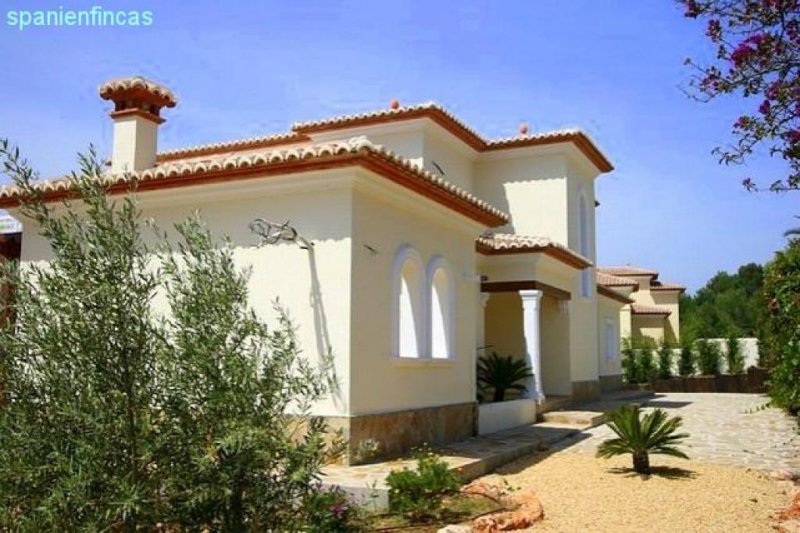 Jávea Xabia Golf Course NEUBAU, Villa Finca in Golfplatznähe, 340 qm, 4 Schlafzimmer, HZ, Schwimmbecken, 1.140 qm Grundstück Haus kaufen