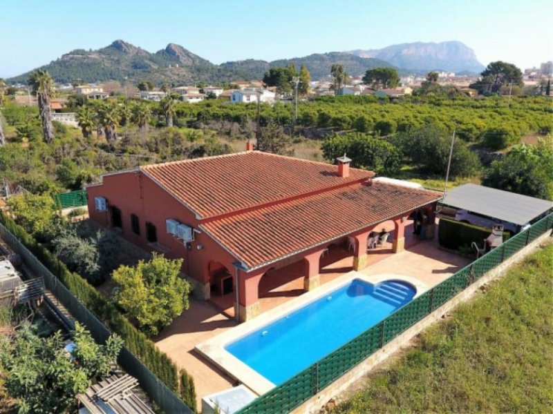 Pedreguer Schöner spanischer Stil Finca mit Pool, Grill, Garage, Carport, Klimaanlagen, zu Fuß in die Stadt. Haus kaufen