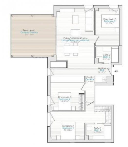 El Verger El Verger - 4 Zimmer WHG in neuer Urbanisation - Strandnah - Seniorenfreundlich - Energieeffizient Wohnung kaufen