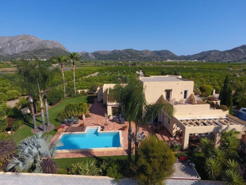 Tormos Villa zu verkaufen in Tormos auf einem Grundstück von 13000 m² in den Orangenplantagen Haus kaufen