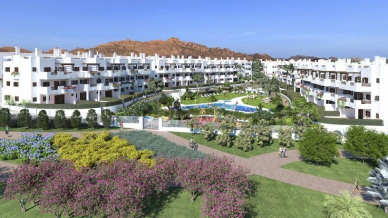 San Juan de los Terreros Komfortable Penthouse-Wohnungen mit 2 Schlafzimmern, Dachterrasse mit Meerblick, Tiefgaragenstellplatz und Gemeinschaftspool nur