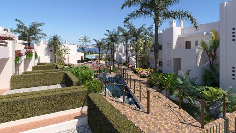 San Juan de los Terreros Obergeschoss-Wohnungen mit 2 Schlafzimmern, 1 - 2 Bädern, Dachterrasse, Tiefgaragenstellplatz in erster Linie am Strand Wohnung