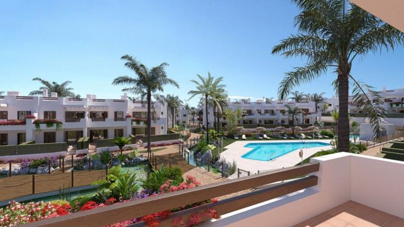 San Juan de los Terreros Obergeschoss-Wohnungen mit 2 Schlafzimmern, 1 - 2 Bädern, Dachterrasse, Tiefgaragenstellplatz in erster Linie am Strand Wohnung