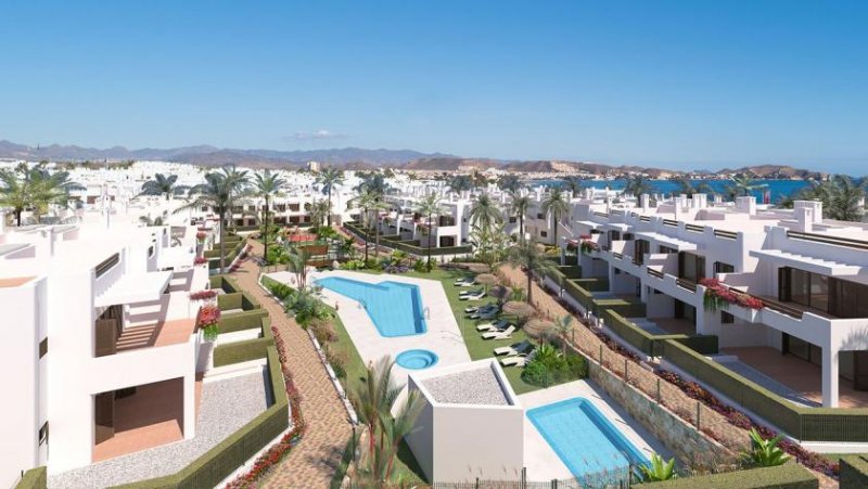 San Juan de los Terreros Obergeschoss-Wohnungen mit 2 Schlafzimmern, 1 - 2 Bädern, Dachterrasse, Tiefgaragenstellplatz in erster Linie am Strand Wohnung