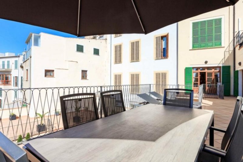 Palma de Mallorca Stilvolle Wohnung mit großer privater Terrasse im Herzen der Altstadt von Mallorca zu verkaufen Wohnung kaufen