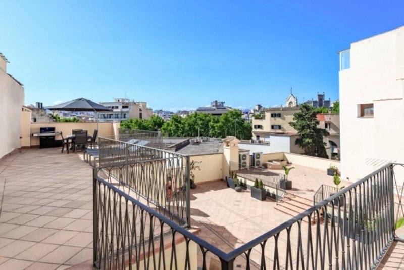 Palma de Mallorca Stilvolle Wohnung mit großer privater Terrasse im Herzen der Altstadt von Mallorca zu verkaufen Wohnung kaufen