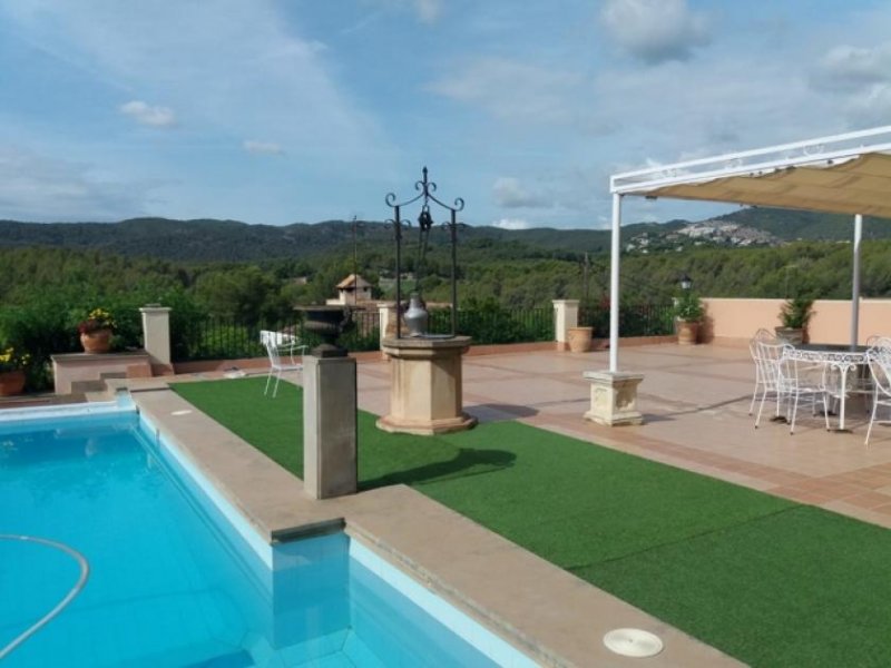 Son Rapinya Mallorca Anwesen mit Pool und Blick auf Son Vida zu verkaufen Haus kaufen