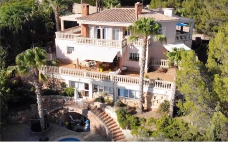 Bunyola / Urbanització sa Coma Mallorca herrliche Villa auf dem Hügel bei Bunyola mit Meerblick zu verkaufen Haus kaufen